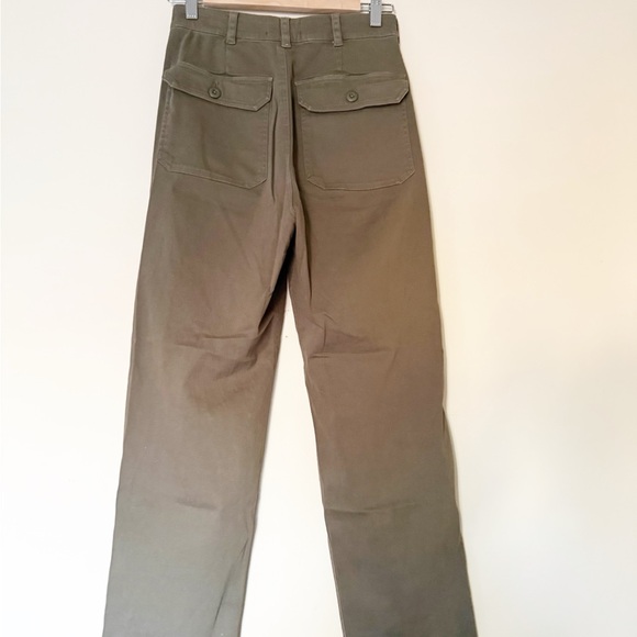 Black Orchid Military Wide Leg  Pants Army Green sz 25 - Picture 9 of 11